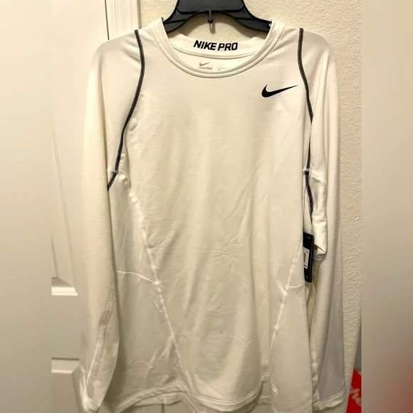Nike Pro Hyperwarm long sleeve fitted size XXL - Picture 1 of 8